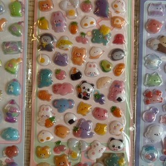 ぷっくりシール　4枚セットの画像