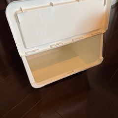 カインズ　インテリアキャリコ M シンプルホワイトの画像