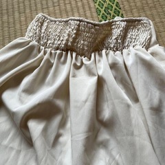 ハイウエストロングスカート(白)の画像