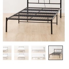 配達可【ニトリ】【シングルベッドフレーム】【管理番号1227】野の画像