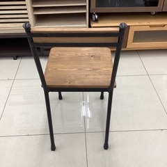 ダイニングチェア　ナチュラル×ブラックの画像