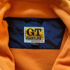 G.T. HAWKINS フリースジャケット LL ネイビー/オレンジの画像