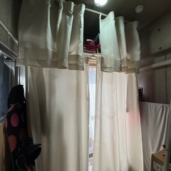 便利　突っ張りクローゼット　2連　　の画像