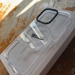 ほぼ新品 casetify クリアケース iPhone16Proの画像