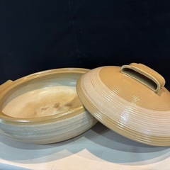 4-5人用 大きめ 土鍋（フタ付き）の画像