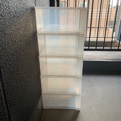 10個セット シューズボックス 収納ケースの画像