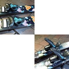 KAZAMA 146cm ジュニアスキー SPAX J ROCKER ブラック ビンディング付き板 カザマ 札幌市 東区 新道東店の画像