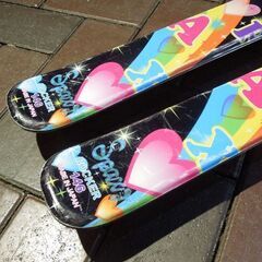 KAZAMA 146cm ジュニアスキー SPAX J ROCKER ブラック ビンディング付き板 カザマ 札幌市 東区 新道東店の画像