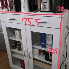 ラック 収納 食器棚の画像