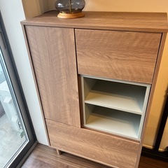 値下げ交渉可【美品】LOWYA リビングボード キャビネットの画像