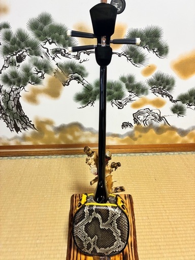 1月7日終了！沖縄三線！新品！貴重！知念大工型！本張り【一枚張り】㉓