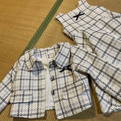 130cm卒園、入学服の画像
