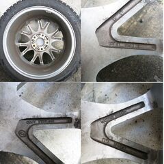 BMW 225/45R17 スタッドレスタイヤ・アルミホイール 4本セット ピレリアイスアシンメトリコ 5穴 120 +47 の画像