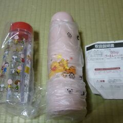 【未使用2本】500mlステンレスボトル　プーさん、500mlスヌーピーボトルの画像
