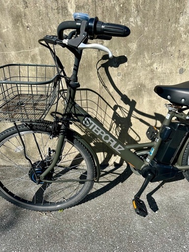 Stepcruz   e 電動自転車　マットカーキ