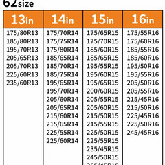 ISSE Safety(イッセ セイフティー) 布製タイヤチェーン スノーソックス オートセンター機能搭載 Super (62)の画像