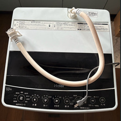 Haier全自動洗濯機 上開き 洗濯5.5k　の画像