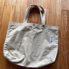 一澤帆布 旧タグ トートバッグ 大型 京都 東山知恩院前上ル ビンテージの画像