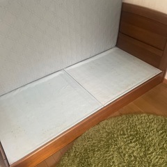 ベッドあげます。難あり。の画像