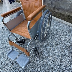 未使用　OS式車椅子 小幡工業株式会社 車椅子 松永製作所 折りたたみ 自走用の画像
