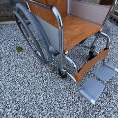 未使用　OS式車椅子 小幡工業株式会社 車椅子 松永製作所 折りたたみ 自走用の画像