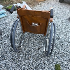 未使用　OS式車椅子 小幡工業株式会社 車椅子 松永製作所 折りたたみ 自走用の画像