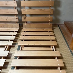 【早いもの勝ち】IKEAの無垢のリクライニングチェア&ベッドの画像