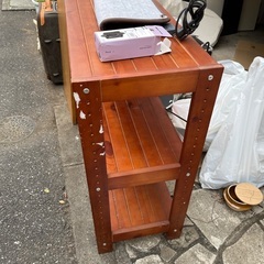 木製の棚(高さ約90×横幅約90×奥行約40)の画像