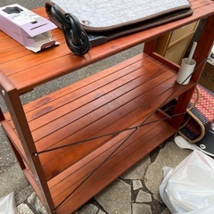 木製の棚(高さ約90×横幅約90×奥行約40)の画像