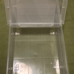 ベット下収納フタ付き　2個セットの画像