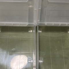 ベット下収納フタ付き　2個セットの画像