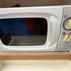 電子レンジ+棚セット　の画像