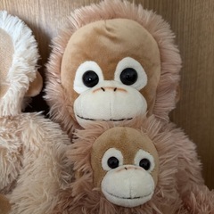 なかよ仲良しオラウンター3匹一緒にの画像