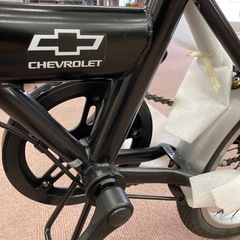 【激安】CHEVROLET 折りたたみ自転車　黒の画像