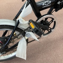 【激安】CHEVROLET 折りたたみ自転車　黒の画像
