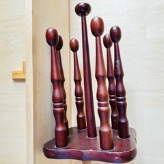 レトロなスリッパ立ての画像