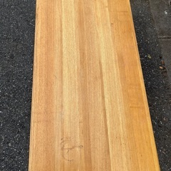 無印　廃盤品　ローテーブルタモ材　の画像