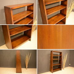 マホガニー　アンティークシェルフの画像