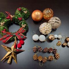 クリスマスツリーセットの画像