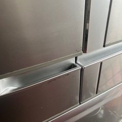 日立 565ℓノンフロン冷蔵庫 R-SF57ZM 2010年 の画像