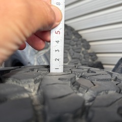 285/75r16 BFGoodrich 中古タイヤ　4本　プラド　ランクル　パジェロ　ハイラックス　FJクルーザー　   　　　の画像