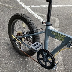 【激安】キャプテンスタッグワイルダー　20インチ　折りたたみ自転車の画像