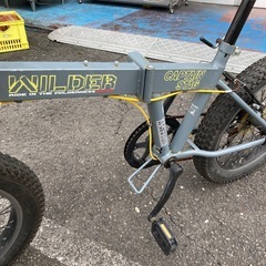 【激安】キャプテンスタッグワイルダー　20インチ　折りたたみ自転車の画像