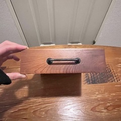 木製テーブル　引き出し付き　B companyの画像