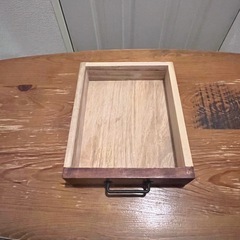木製テーブル　引き出し付き　B companyの画像