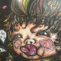 パンキー赤ちゃんの絵の画像