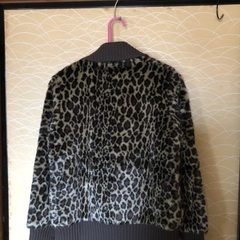 レディースヒョウ柄アウターの画像