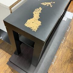 ★リユースのサカイ水戸店★ IKEA TV台 ブラック H45.5×D26×W90 クリーニング済み MT6901の画像