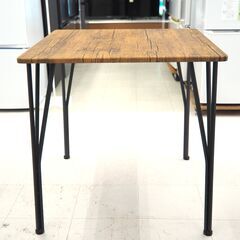 ビンテージ調ダイニングテーブル　単品　リユース品　価格　6,600円の画像