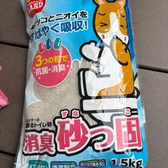ハムスター　きのこハウス　餌入れ　トイレの砂の画像